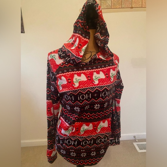 No Boundaries Other - Christmas Fuzzy Hoodie